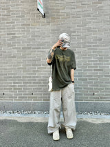 Stitch Dig Snap Wide Pants 2C