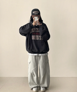 ノアダイアゴナルインシジョンカーゴヘムストリングワイドパンツ