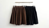 Rose waistband corduroy midi skirt