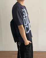 サンディプリンティングショートスリーブTシャツ