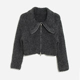 【MADE】Sailor Knit Zip-up