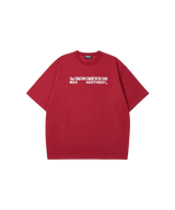 ノーリーズンショートスリーブ _ Dark Red