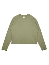 No.1445 waffle FH crop T (3color)