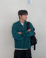 Naru Gofcore Windbreaker(Light Blue)