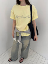 [ORIGINAL] ハッツオーバーフィット半袖Tシャツ