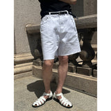 [S/S] ラフカッティングショートデニムパンツ(2color)