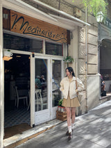 [MADE] Peto Pintuck Mini Skirt