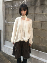 ラブNヘアマフラーニットウェア