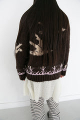 bird cowichan cardigan(2colors)