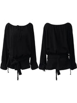 chic loose belted strap knit (3color)