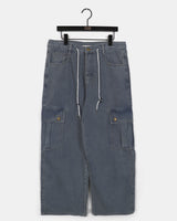 Duco Vintage カーゴ ワイド デニム パンツ