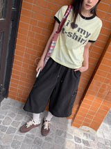 [unisex] ニニンポケットバミューダバンディングパンツ
