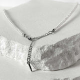 ss-wire pearl necklace