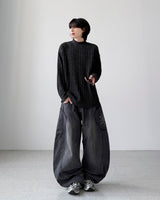 Groove Half Neck Long Sleeve