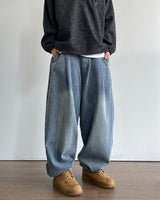 Mob Pintuck denim pants 2C