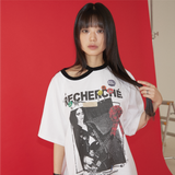 チョーカーロックTシャツ ホワイト
