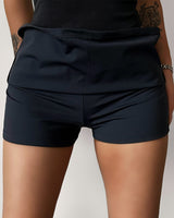 Athletic Low-Rise Skirt & Pants (2C)
