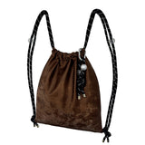 Rope Keyring Gym Sack [Brown Beads]