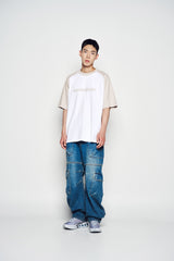 25SS コネクトロゴラグランショートスリーブTシャツ ブ エッセンシャルベージュ