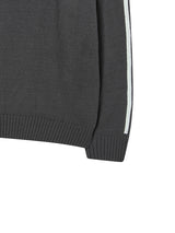 FLAG BOATNECK KNIT CHARCOAL