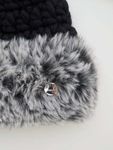 Eskimo Fakefur Beanie - Black