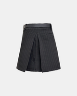 London Stripe Belt Skirt