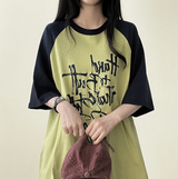 リミンボクシーフィットカラーラグラン半袖Tシャツ