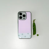 [MADE] [+MagSafe] SWEET PEA PHONE CASE (glass silver bumper)