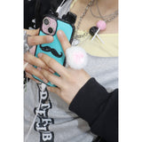 Ribbon Powder Puff Ring (2colors)
