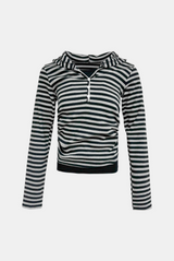 Telly Stripe Hooded Top Set