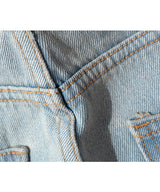 LB Denim Wide Bermuda Shorts (Ice Blue)