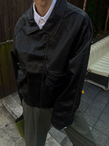 ASCLO Raven Washing Leather Jacket (2color)
