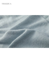 Basic Cashmere Mixed Round Cardigan 6 Colors
