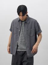 Rivet washing work shirts 3color