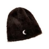 Moon Power Beanie [Brown Fur]