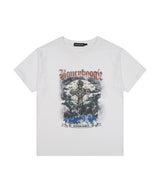 (DUC) BB クロスグラフィックTシャツ ホワイト