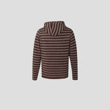 Kell Button Striped Hoodie