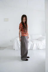 fall button pocket wide pants(2colors)