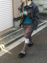 ドットコーデュロイスカート