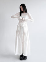  SOFT BOATNECK STRAP TEE