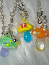 [Hearts2Hearts Juun] Trippy mushroom necklace.07 (8color)