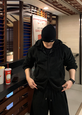 [Set-up]Find fleece sweat zip-up pants