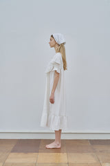 ULLALA PAJAMA Lila Short-sleeve One-piece Ivory[24162WOSXN]