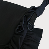 Venti Oversized Ruffle Cross Bag