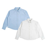ボクシーシャツタイムトゥタイムオックスフォードアウトサイドワークアワー | Kemeja | Unisex