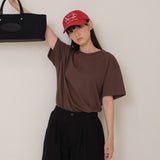 Brown Basic T-Shirt
