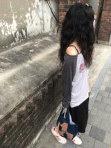 Flower Raglan T-Shirt