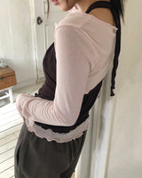 Breton Wave Halter-Neck Layered Set