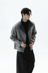 Double Sided Wool Coat Jacket