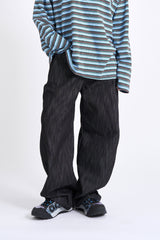Eddy slub point denim pants